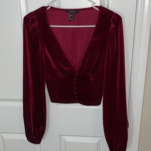 Forever 21 Velvet Top